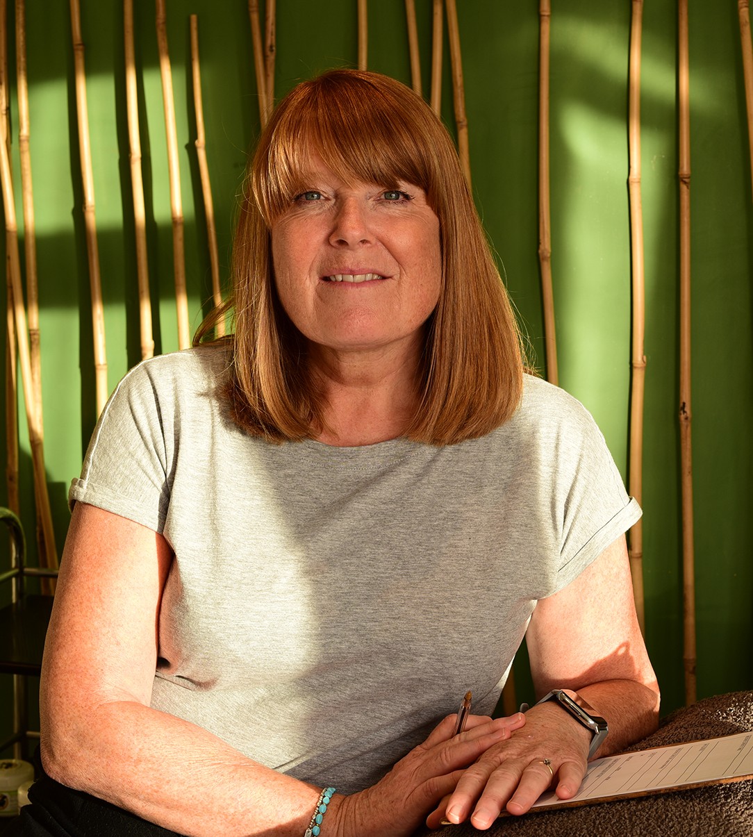 Fiona Eggenton Reflexologist and Reiki Practitioner Close Up